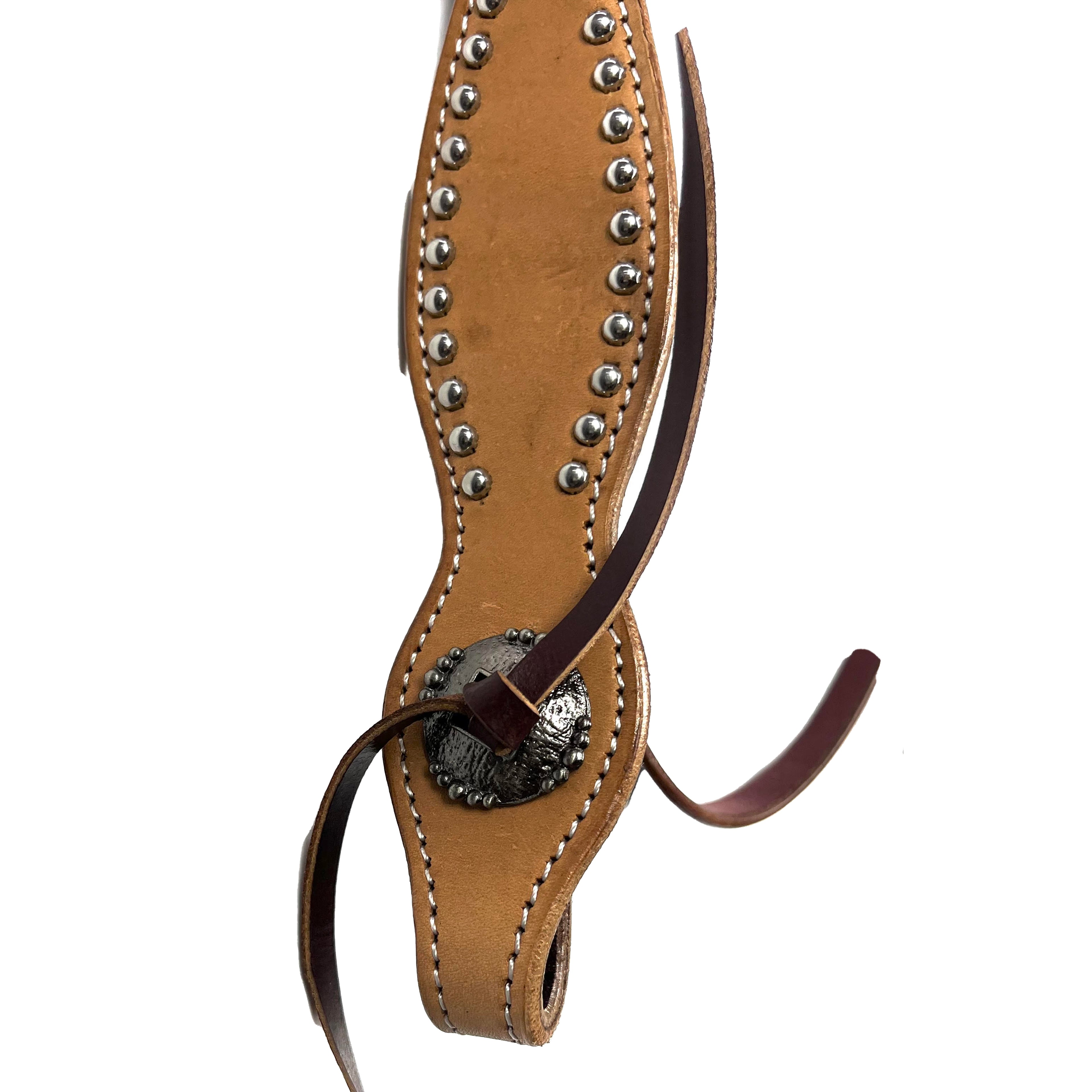 Ezy Ride Bridle Brow with Dots and Silver Buckle 2 Tone