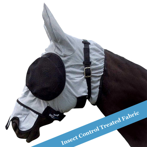 WH Insect Control Mesh Fly Mask Ears & Nose