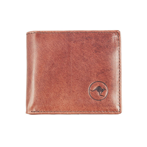 Badgery Belts Kangaroo Leather Fold Wallet