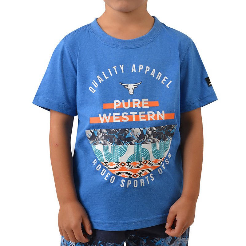 Pure Western Boys Knight S/S Tee Shirt