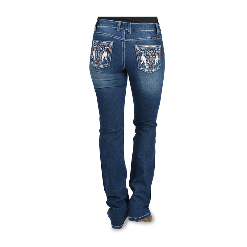 Pure Western Wmns Bettina Relaxed Rider Jean
