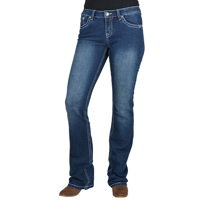 Pure Western Wmns Bettina Relaxed Rider Jean