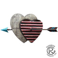 Double Heart Plaque
