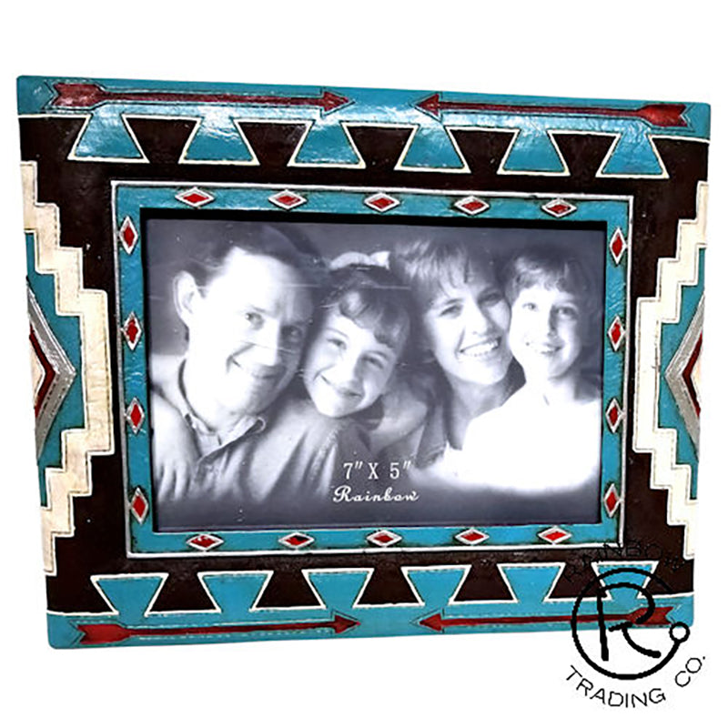 Aztec Turquoise 7x5 Frame