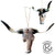 Longhorn Bull Ornament