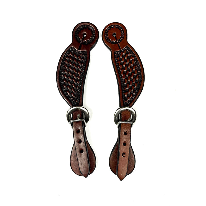 Ezy Ride Spur Strap with Basket Stamped