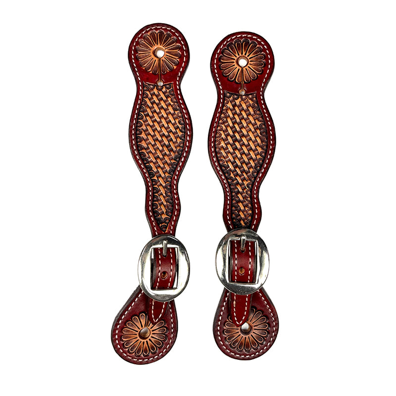 Ezy Ride Spur Strap with Basket Stamping