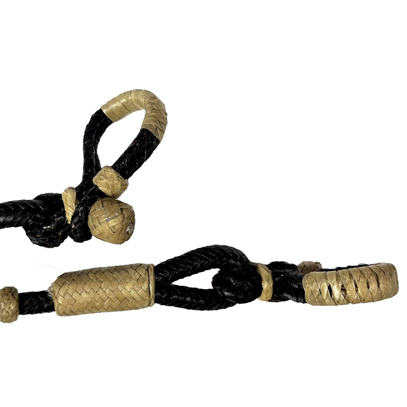 Ezy Ride Romel Reins Leather with Rawhide Plaited