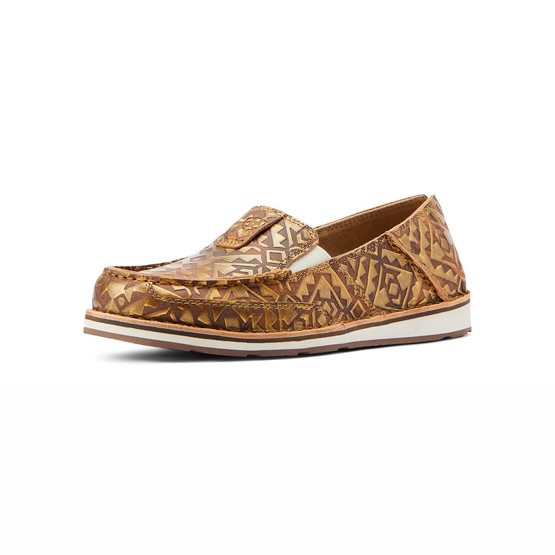 Ariat Wmns Cruiser Copper Blanket Emboss Slip On Shoe