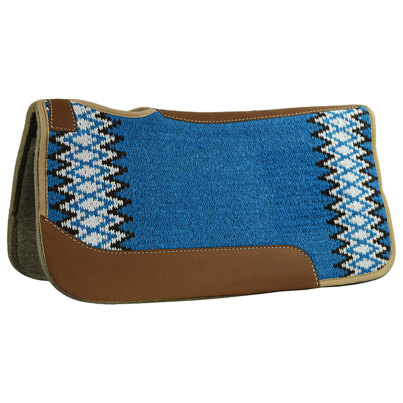 Ezy Ride Contoured Navajo/Tan Wool Saddle Pad 1in