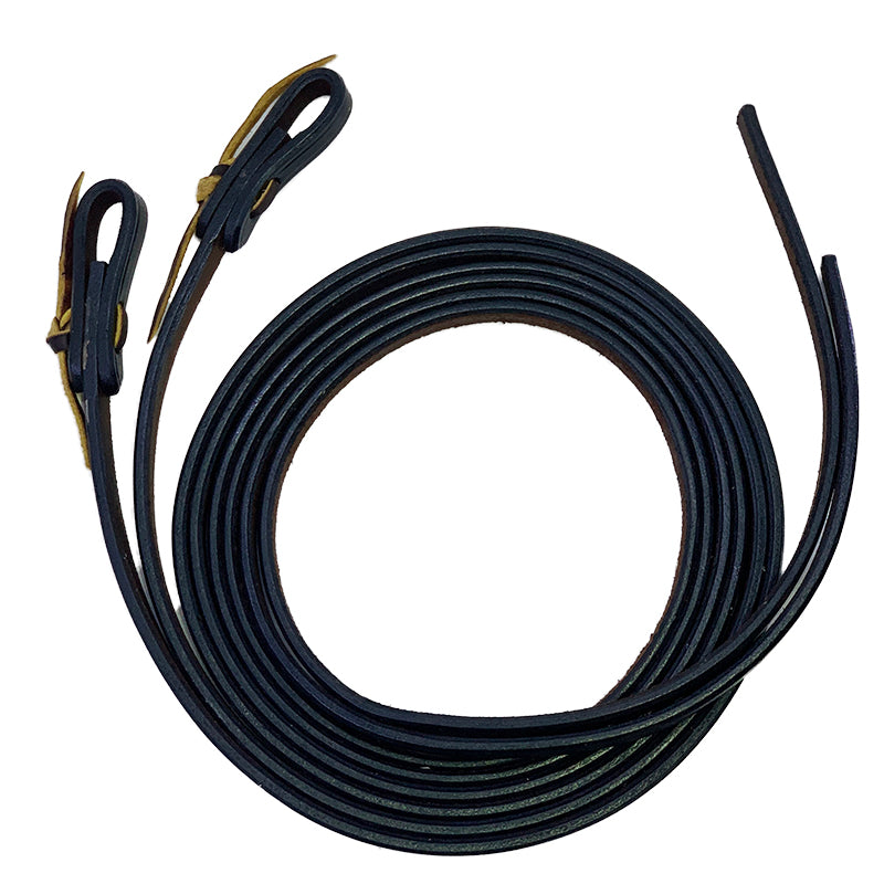 Marsh Carney Split Reins w Waterford Loops 7ft