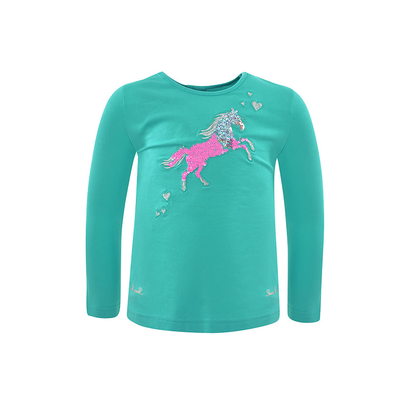 TC Girls Toby Horse L/S Top