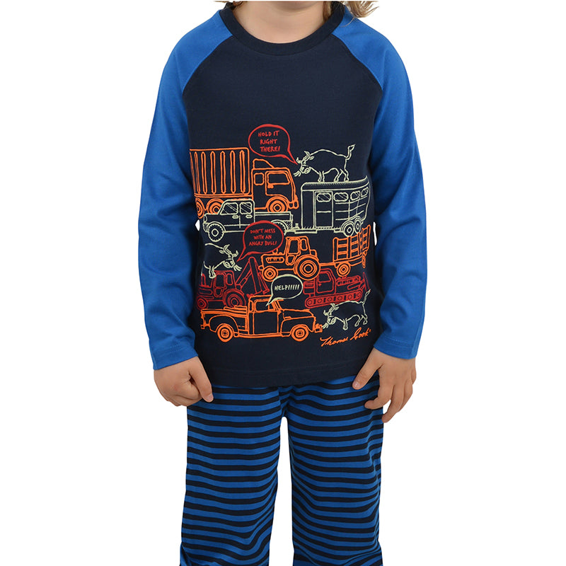 TC Boys Traffic Jam Glow in the Dark Pjs