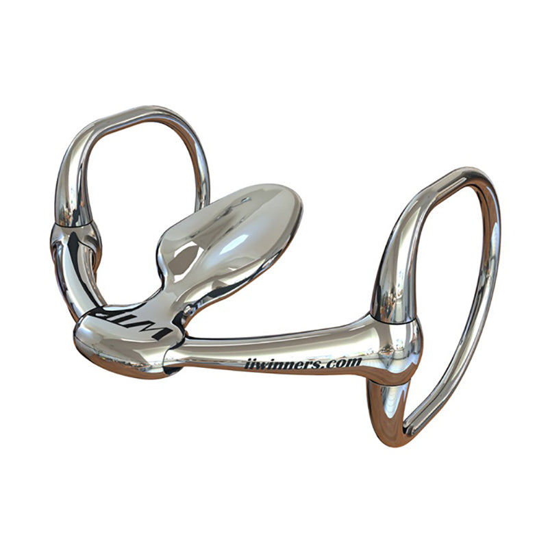 WTP Eggbutt Snaffle Bit Extended Plate