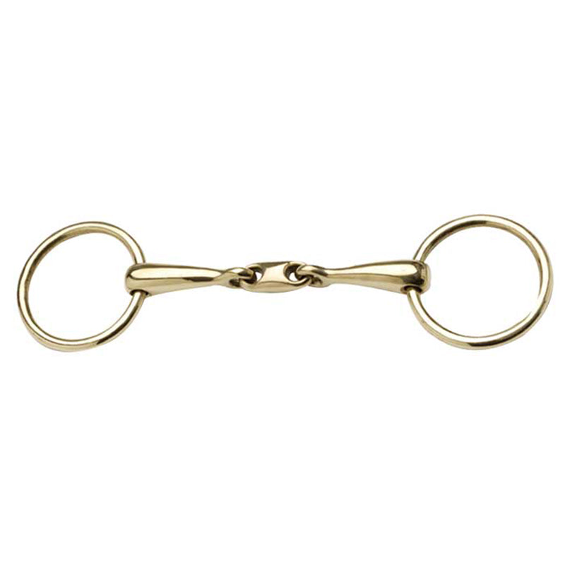 Gold Training Bradoon w 55mm Rings Bit