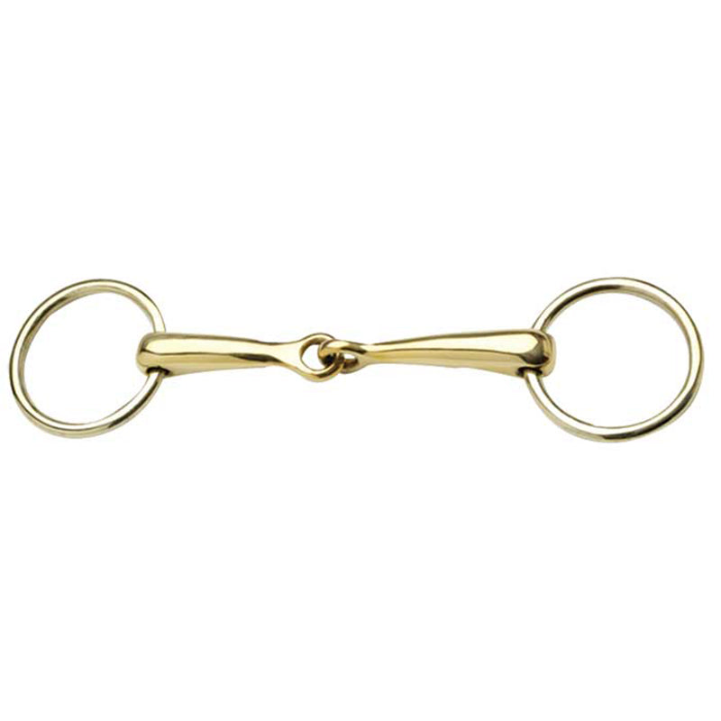 Gold Ring Bradoon w 50mm Rings Bit