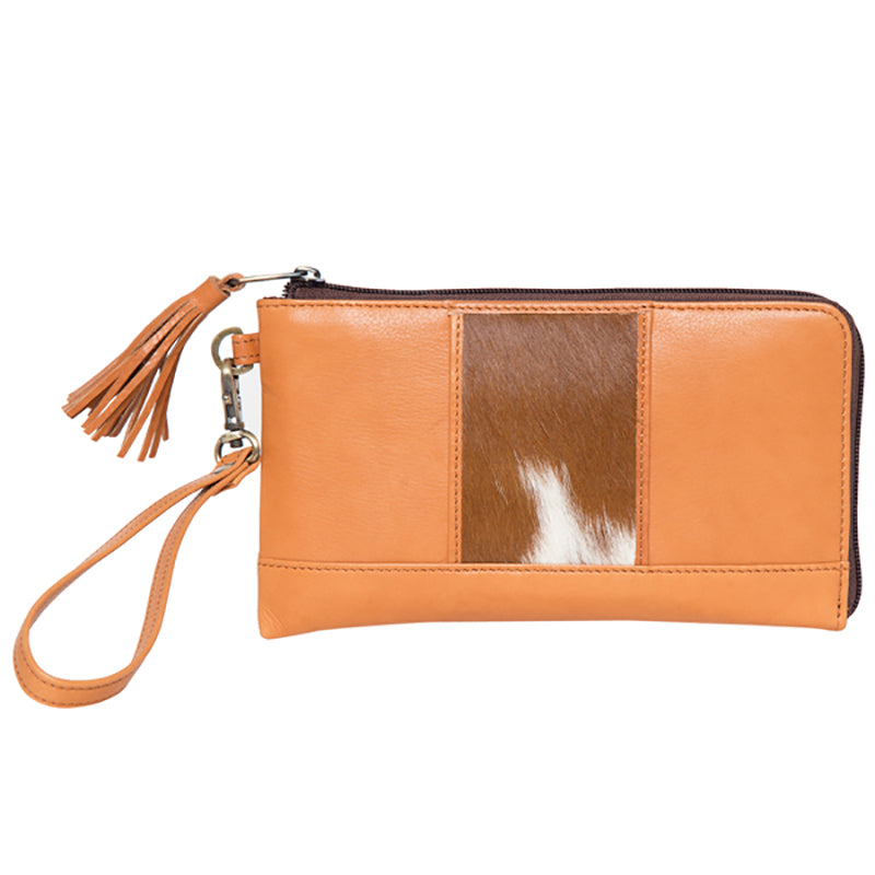 Dallas Hair On Clutch Wallet