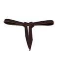 Aus Made Leather Centre Tie Curb Strap