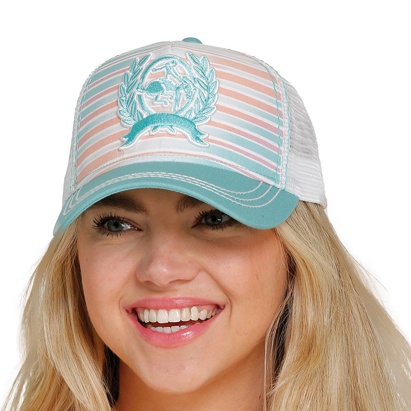 Cinch Wmns Stripe Logo Trucker Cap MHC7874030