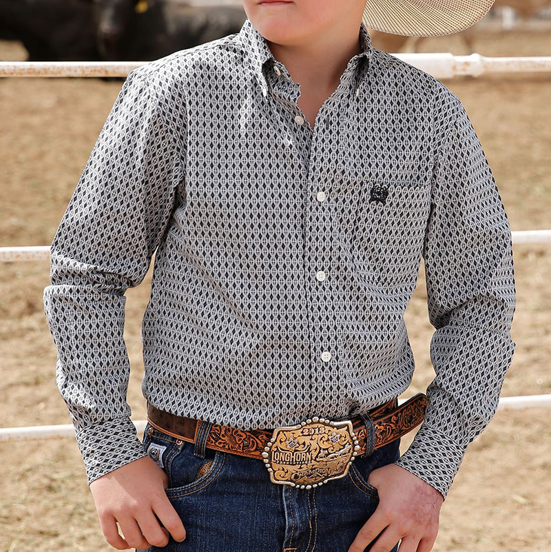 Cinch Boys Print L/S Shirt MTW7060304