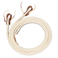 Aus Made Cotton Padded Split Reins w Waterford Ties